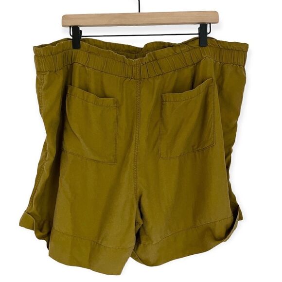Loft Women’s Rolled Hem Shorts in Dark Yellow Size XL - Picture 2 of 6